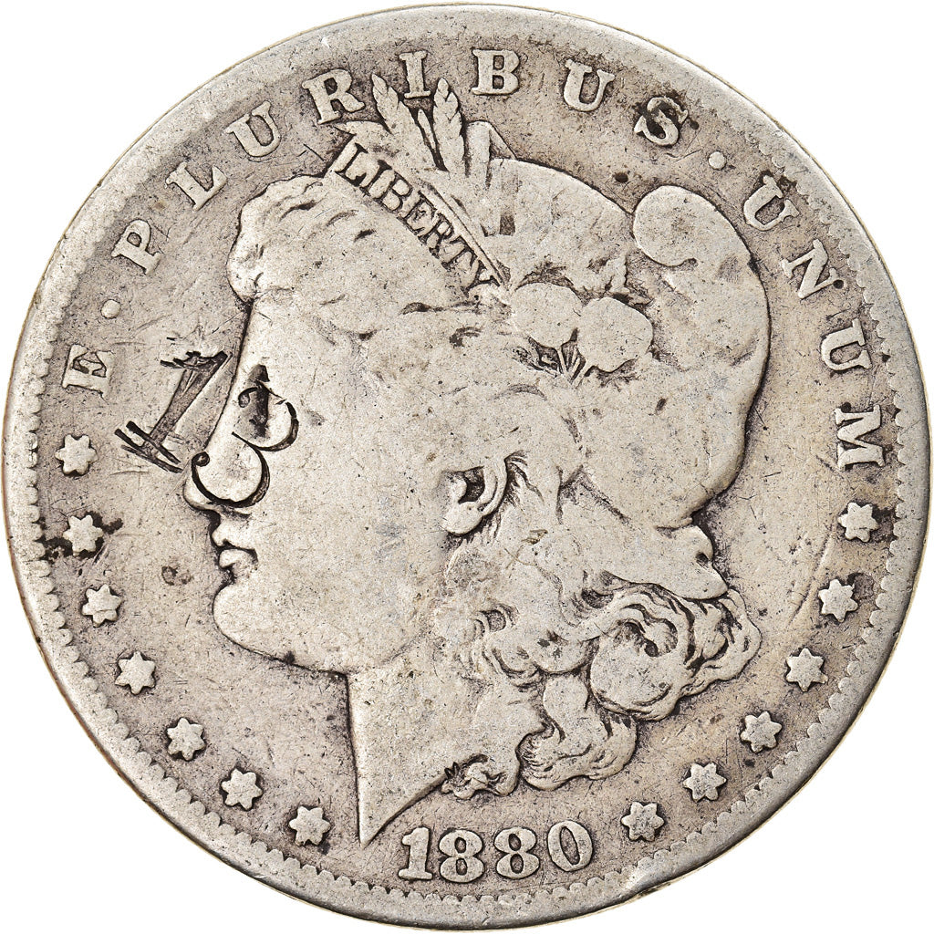 Münze, Vereinigte Staaten, Morgan Dollar, Dollar, 1880, U.S. Mint, New Orleans