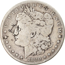 Münze, Vereinigte Staaten, Morgan Dollar, Dollar, 1880, U.S. Mint, New Orleans