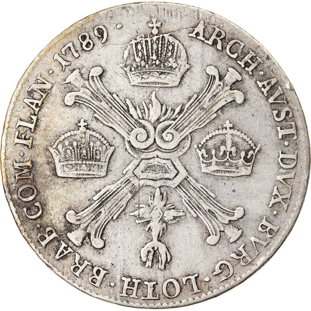 Coin, AUSTRIAN NETHERLANDS, Joseph II, 1/4 Kronenthaler, 1789, Kremnitz