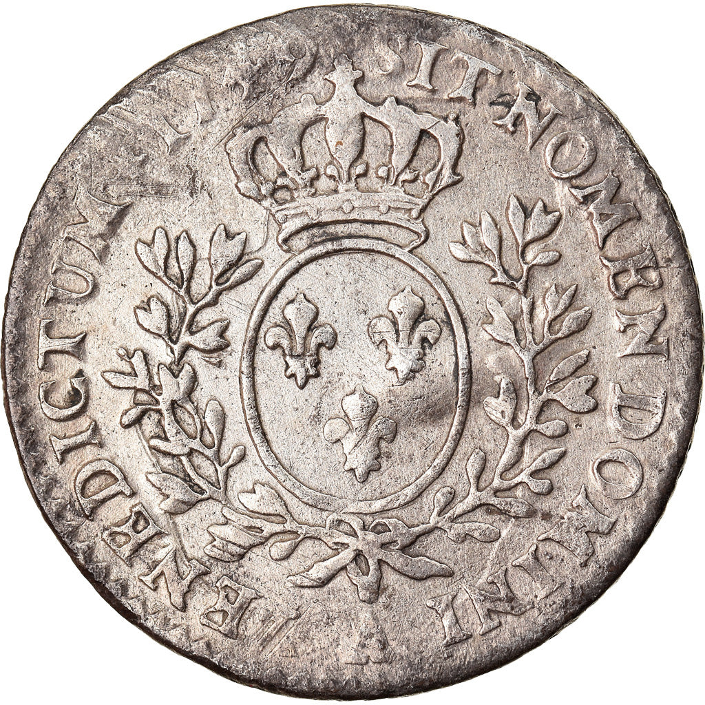 Monnaie, France, Louis XV, 1/10 Écu au bandeau, 1749, Paris, TB+, Argent