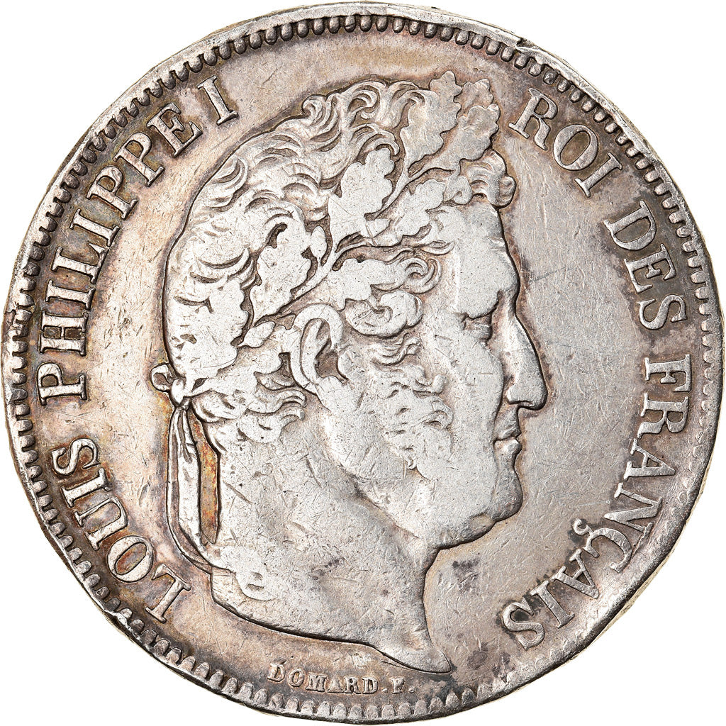 Coin, France, Louis-Philippe, 5 Francs, 1833, La Rochelle, VF(30-35), Silver