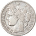Moeda, França, Cérès, 2 Francs, 1871, Paris, Small A, VF(30-35), Prata