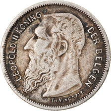 Coin, Belgium, 2 Francs, 2 Frank, 1904, VF(30-35), Silver, KM:59