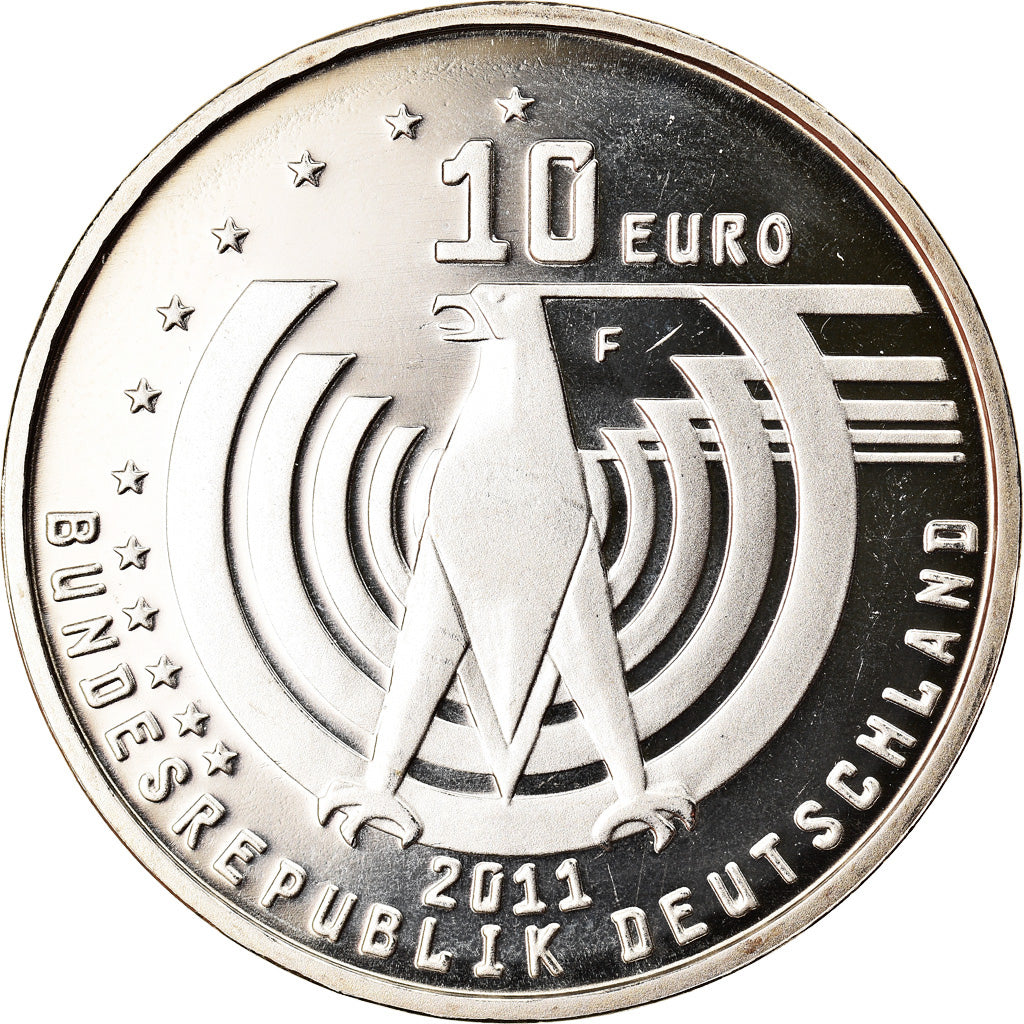 République fédérale allemande, 10 Euro, 125 Years of Automobile, 2011