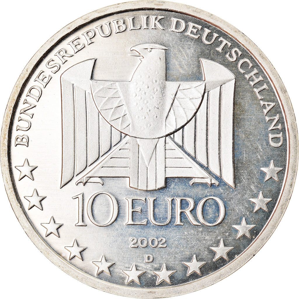 GERMANY - FEDERAL REPUBLIC, 10 Euro, German Subways, 2002, Munich, MS(64)