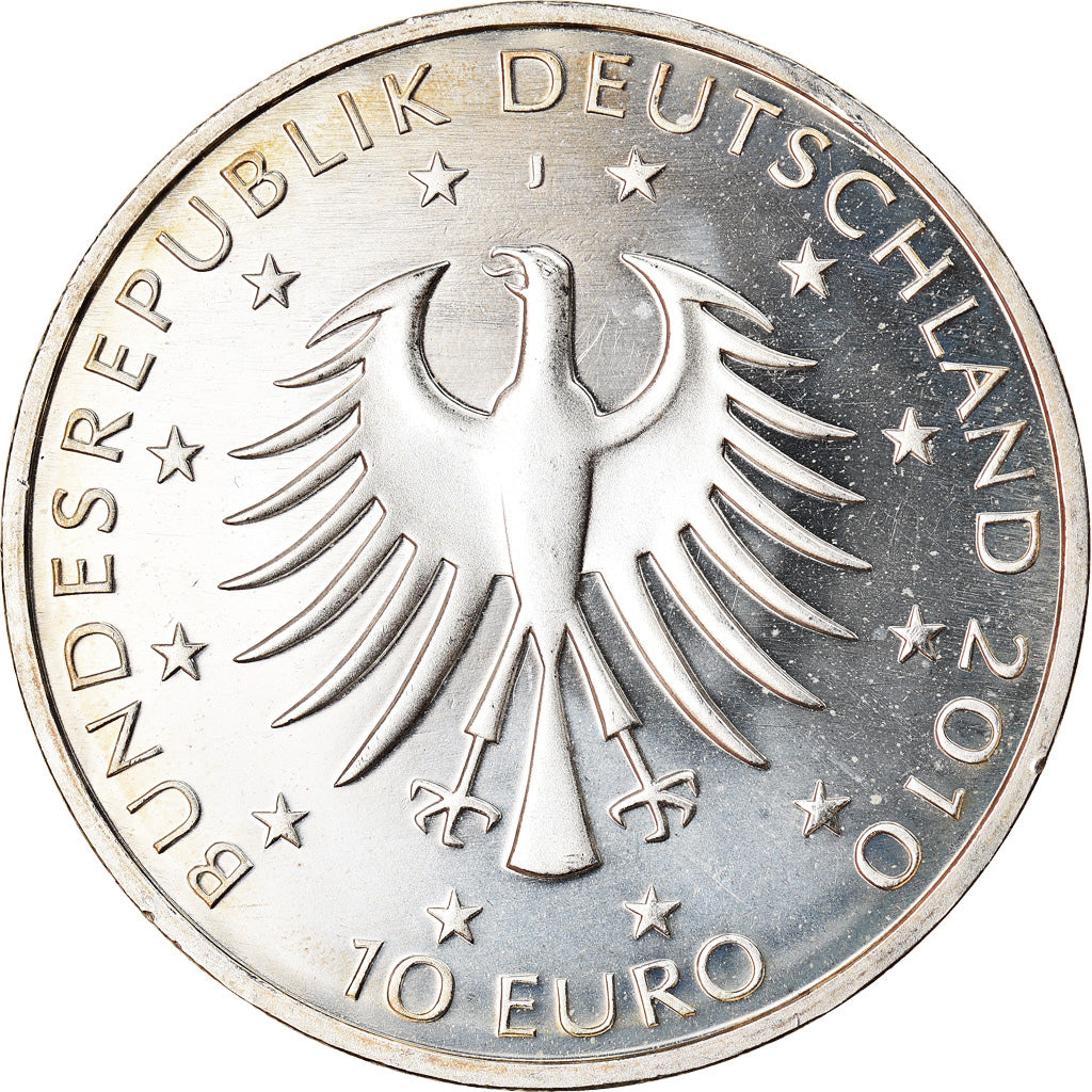 GERMANY - FEDERAL REPUBLIC, 10 Euro, Robert Schumann, 2010, Hamburg, MS(63)