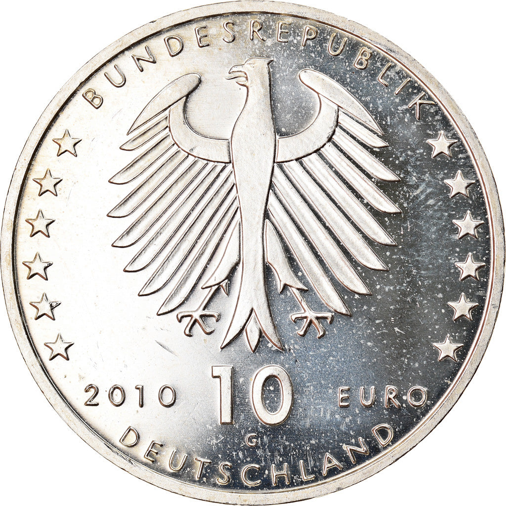GERMANY - FEDERAL REPUBLIC, 10 Euro, Konrad Zuse, 2010, Karlsruhe, MS(63)
