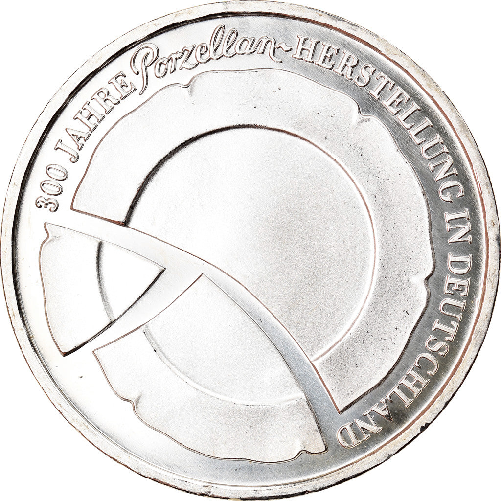 GERMANY - FEDERAL REPUBLIC, 10 Euro, Porcelain Manufacturing, 2010, Stuttgart