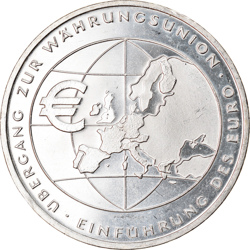 GERMANY - FEDERAL REPUBLIC, 10 Euro, Euro Currency, 2002, Stuttgart, MS(60-62)