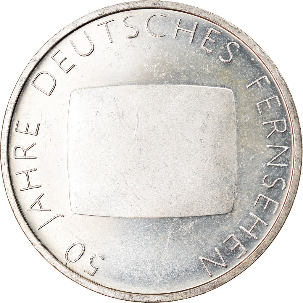 GERMANY - FEDERAL REPUBLIC, 10 Euro, German Television, 2002, Karlsruhe
