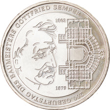 GERMANY - FEDERAL REPUBLIC, 10 Euro, Gottfried Semper, 2003, Karlsruhe, MS(63)