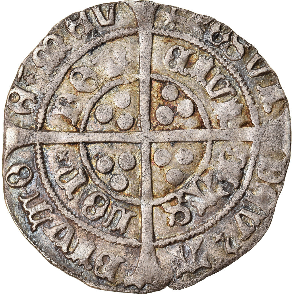 Coin, Great Britain, Henry VII, Groat, 1499-1502, London, EF(40-45), Silver