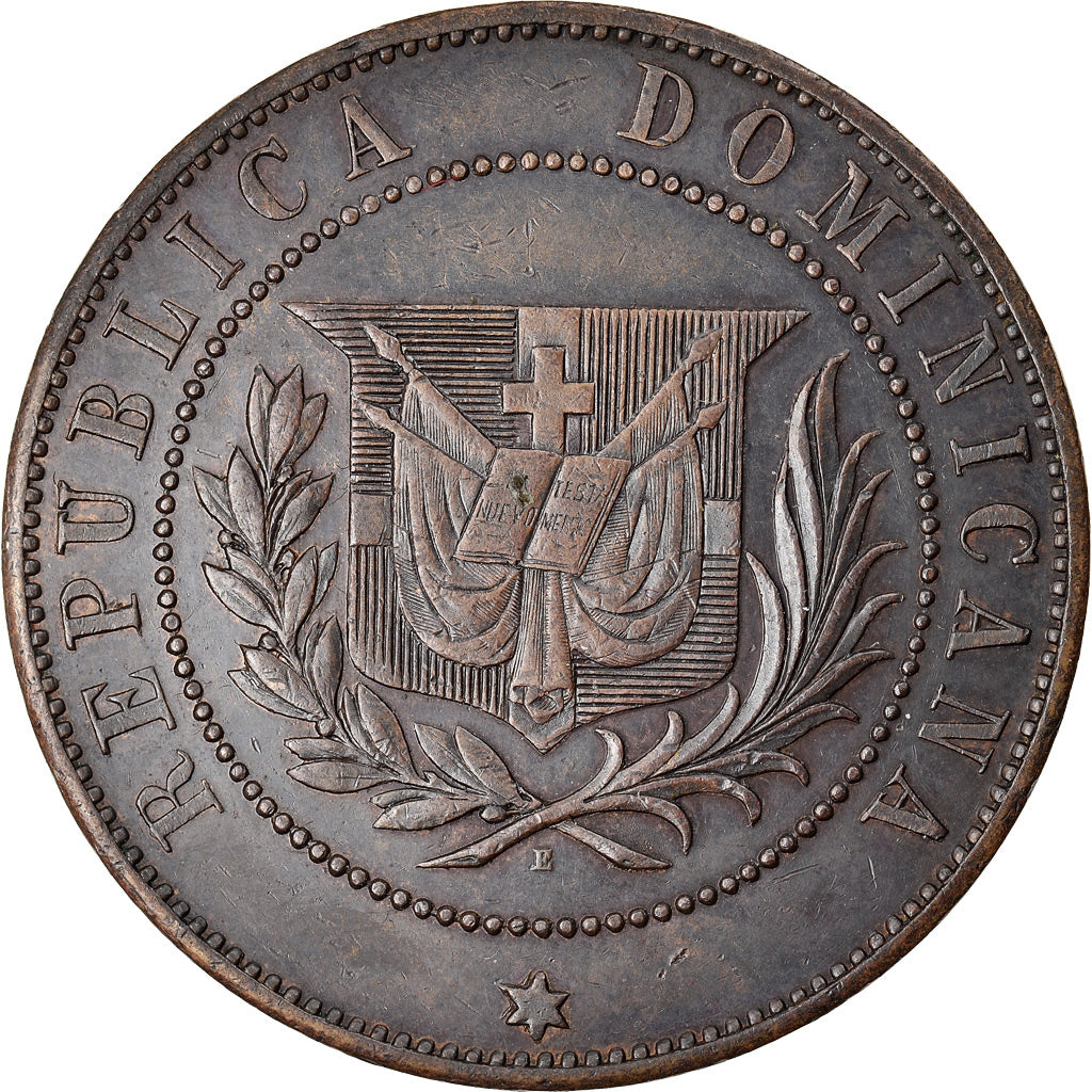 Coin, Dominican Republic, 2 Centavos, 1877, ESSAI, AU(55-58), Bronze, KM:E5.1