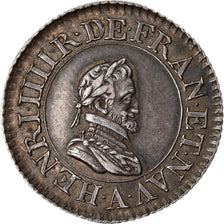 Coin, France, Henri IV, Essai-piéfort du liard de 3 Deniers, Paris, AU(55-58)