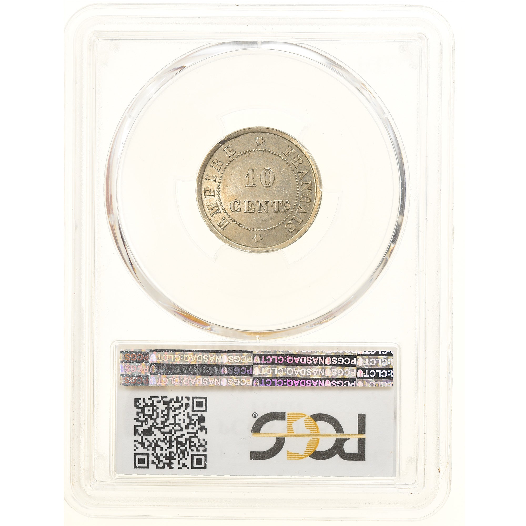 Monnaie, France, 10 Centimes, 1860, Paris, ESSAI, PCGS, SP55, SUP, Maillechort