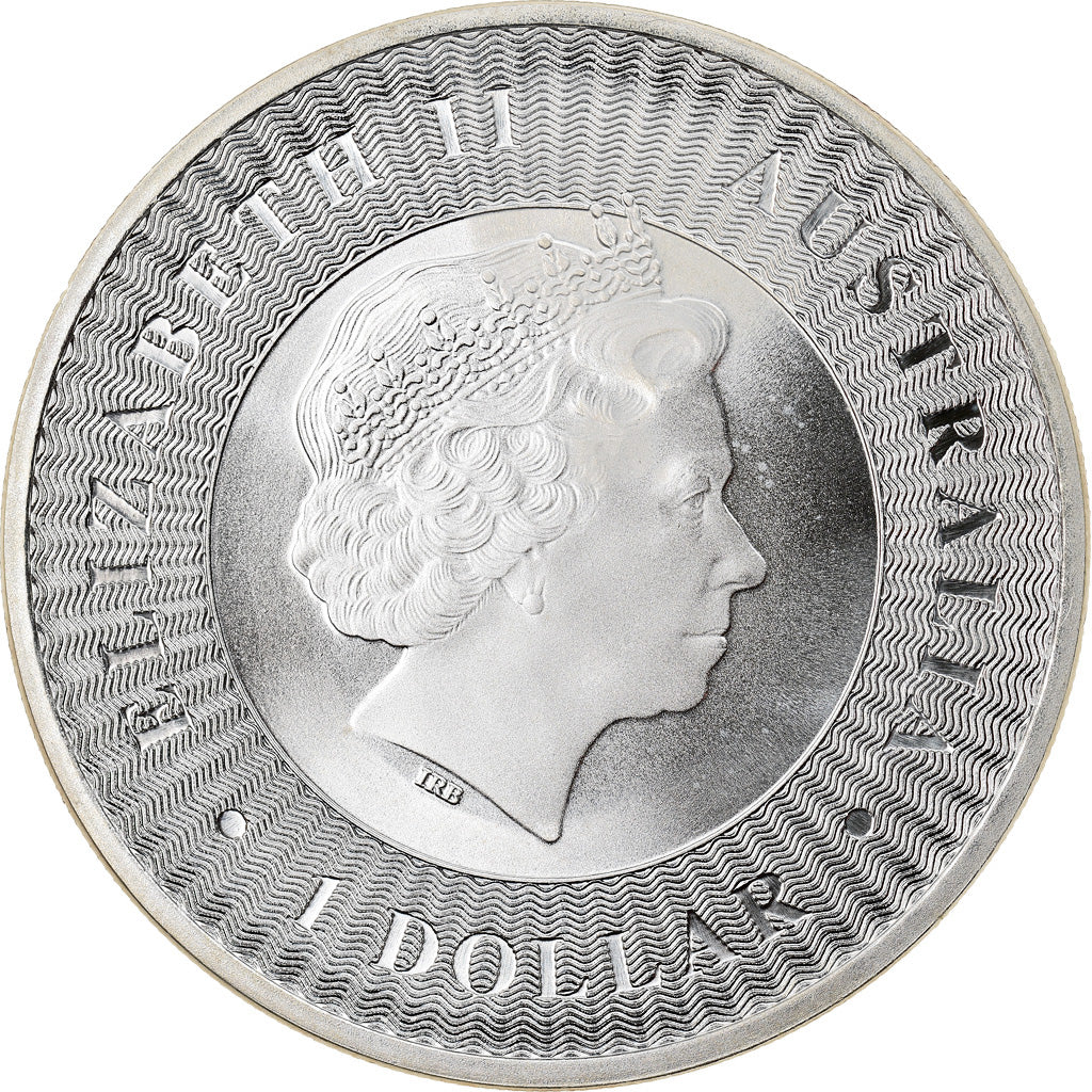 Münze, Australien, Australian Kangaroo, 1 Dollar, 2016, 1 Oz, STGL, Silber