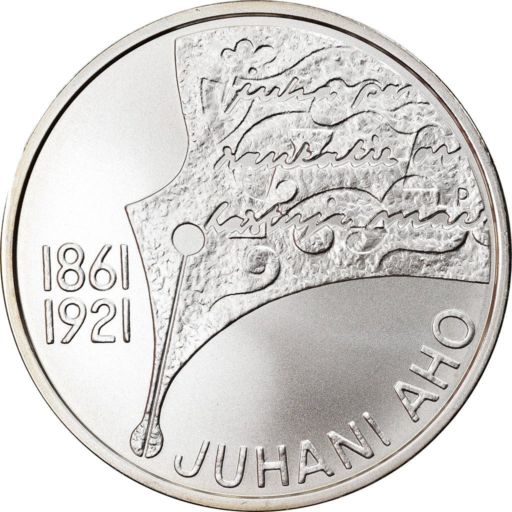 Finland, 10 Euro, Juhani Aho, 2011, Vantaa, MS(65-70), Silver, KM:168