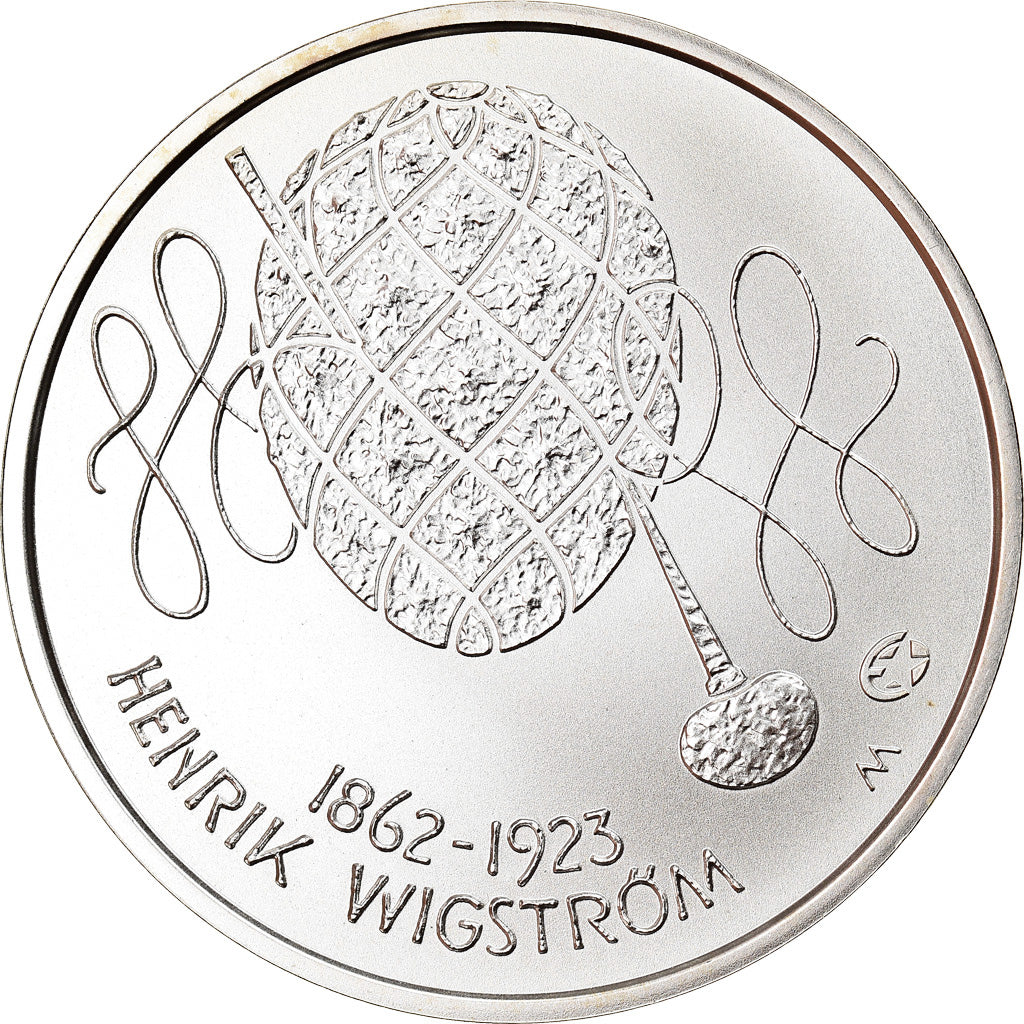 Finland, 10 Euro, Henrik Wigström, 2012, Vantaa, MS(65-70), Silver, KM:179