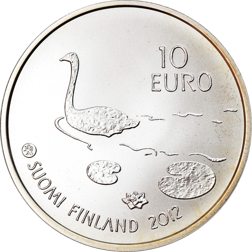 Finland, 10 Euro, Henrik Wigström, 2012, Vantaa, MS(65-70), Silver, KM:179