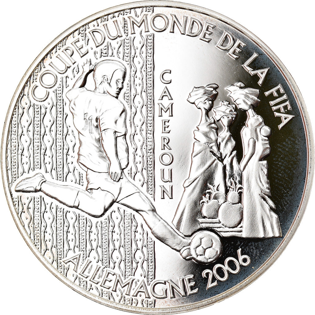 Münze, Zentralafrikanische Staaten, 2006 FIFA World Cup in Germany, 1000