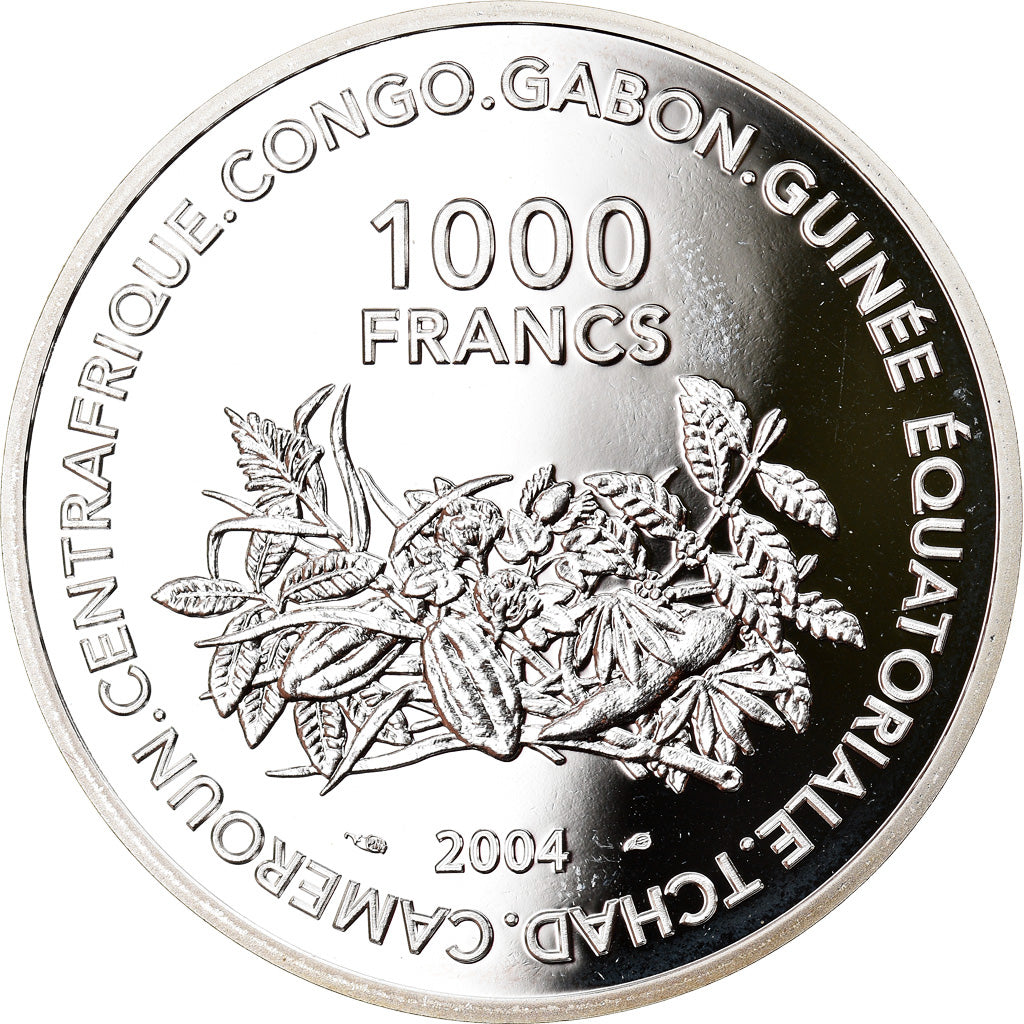 Münze, Zentralafrikanische Staaten, 2006 FIFA World Cup in Germany, 1000