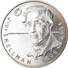 Finland, 10 Euro, Johan Vilhelm Snellman, 2006, MS(65-70), Silver, KM:124