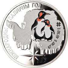 Coin, Belarus, International Polar Year, 20 Roubles, 2007, MS(65-70), Silver