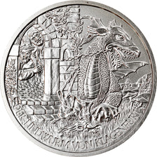 Coin, Austria, The Lindworm in Klagenfurt, 10 Euro, 2011, Vienna, MS(65-70)