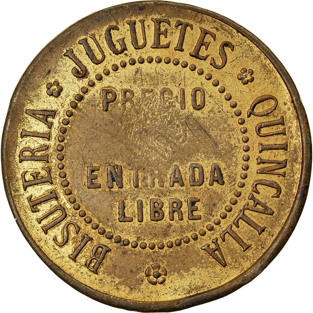 Spain, Advertising Token, El Globo, Bisuteria, Juguetes, Quincalla, Madrid