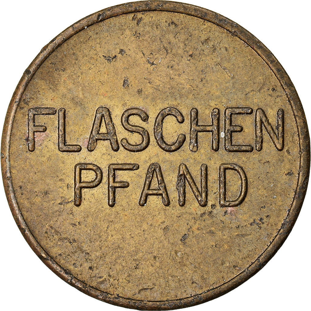 Niemcy, Token, Audi NSU, Bottle deposit token, Undated, AU(50-53), Mosiądz