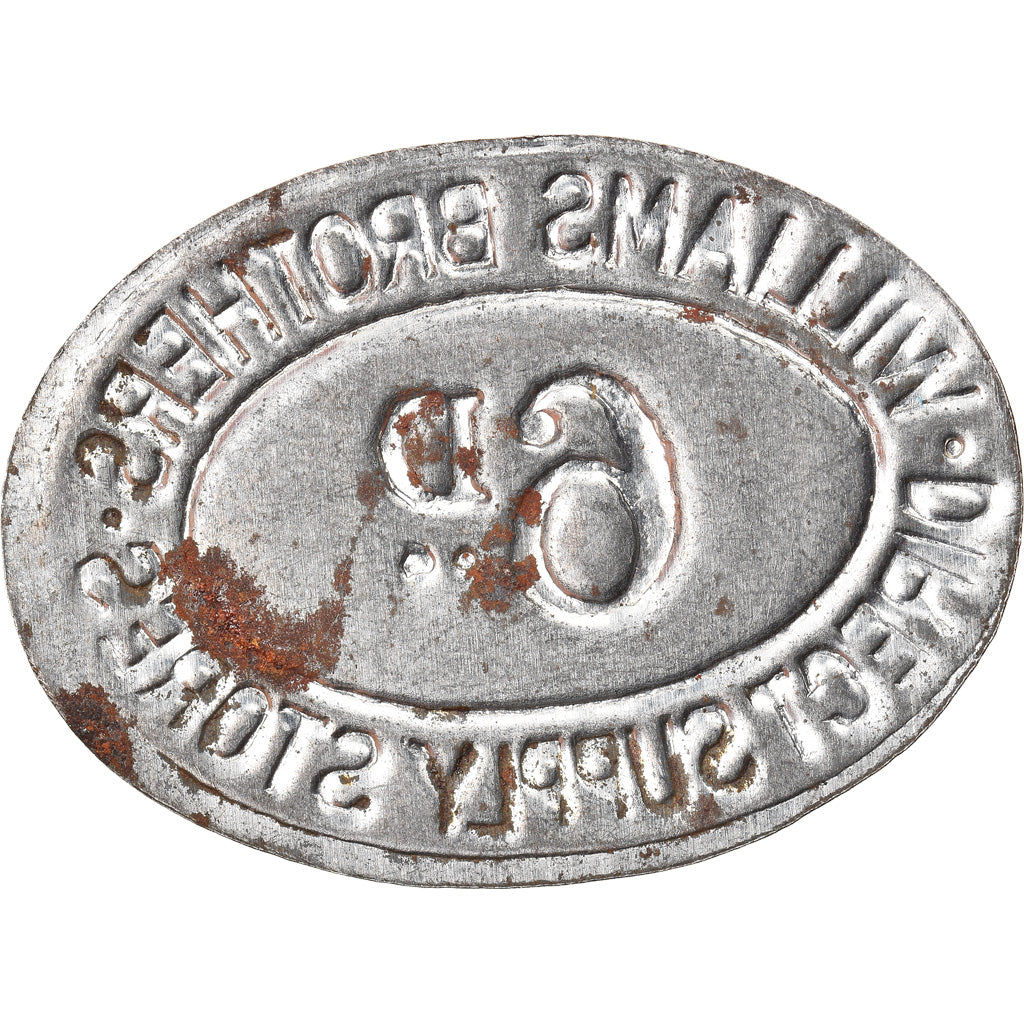 Moneta, Gran Bretagna, Williams Brothers, Direct Supply Stores, 6 Pence, BB