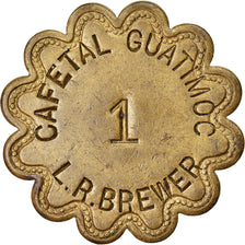 Coin, Mexico, Cafetal Guatimoc, L. R. Brewer, Value 1, Token, AU(50-53), Brass