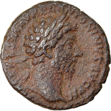 Münze, Marcus Aurelius, As, 162-163, Rome, SS, Bronze, RIC:850