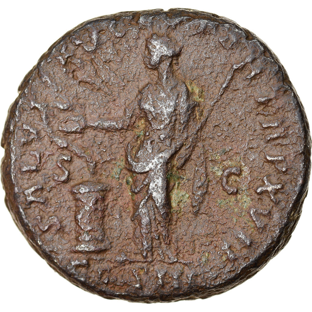 Coin, Marcus Aurelius, As, 162-163, Rome, EF(40-45), Bronze, RIC:850