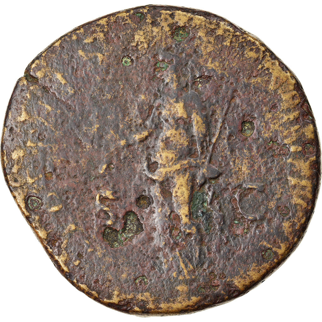 Coin, Nerva, Sestertius, 96-98, Rome, VF(30-35), Bronze, RIC:86