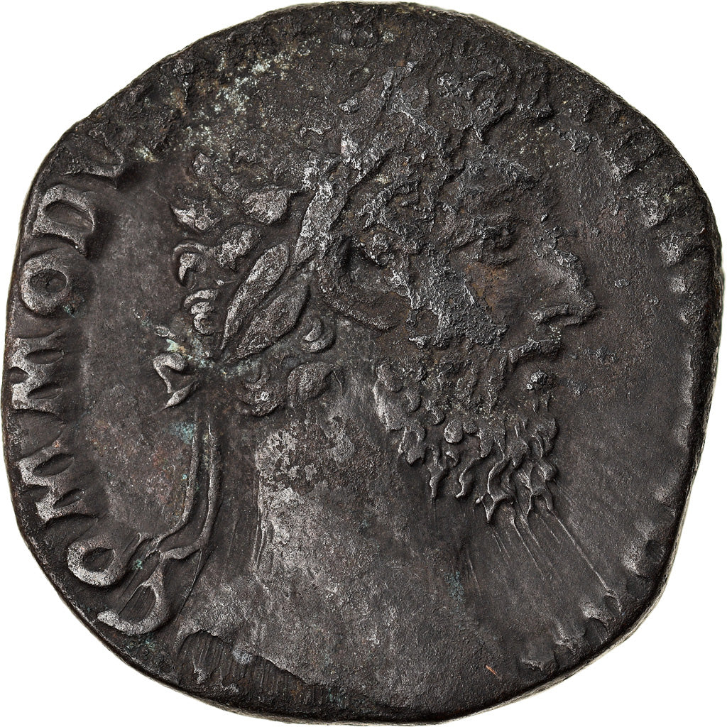Moneda, Commodus, Sestercio, 187, Rome, MBC, Bronce, RIC:497