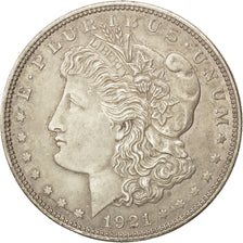 UNITED STATES, Morgan Dollar, Dollar, 1921, U.S. Mint, KM #110, AU(50-53),...