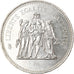 Coin, France, Hercule, 50 Francs, 1977, Paris, MS(64), Silver, KM:941.1