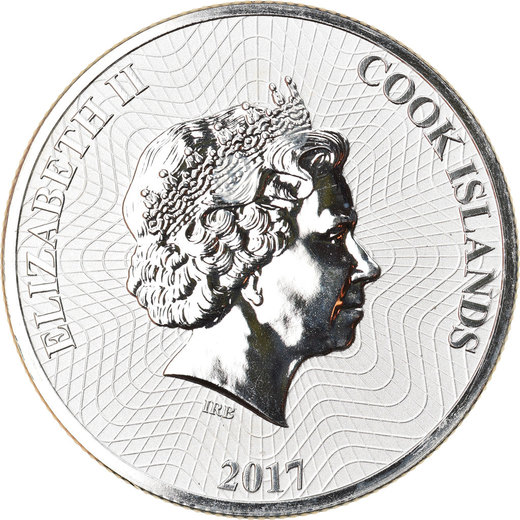 Coin, Cook Islands, Bounty, 1 Dollar, 2017, 1 Oz, MS(65-70), Silver