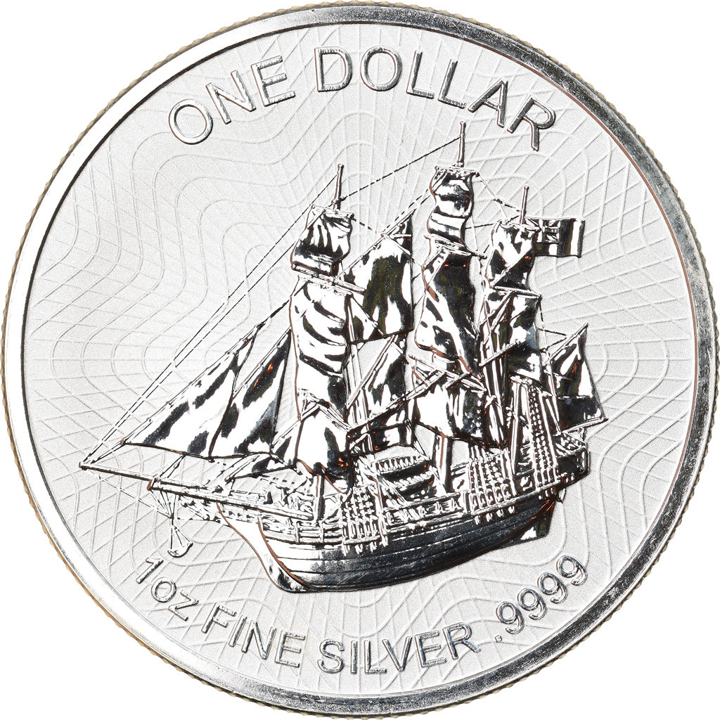 Coin, Cook Islands, Bounty, 1 Dollar, 2017, 1 Oz, MS(65-70), Silver