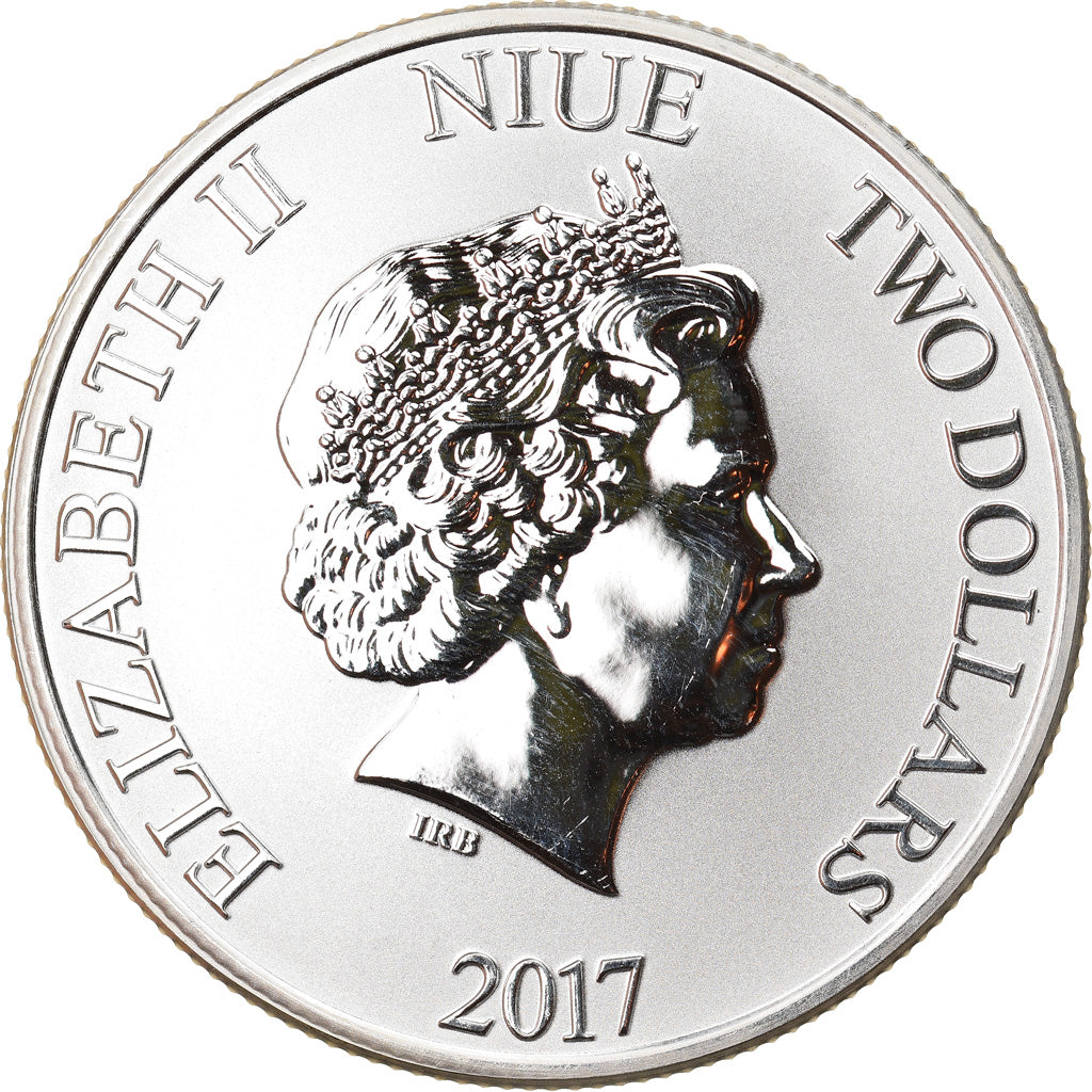 Moneda, Niue, Star Wars - Darth Vader, 2 Dollars, 2017, 1 Oz, FDC, Plata