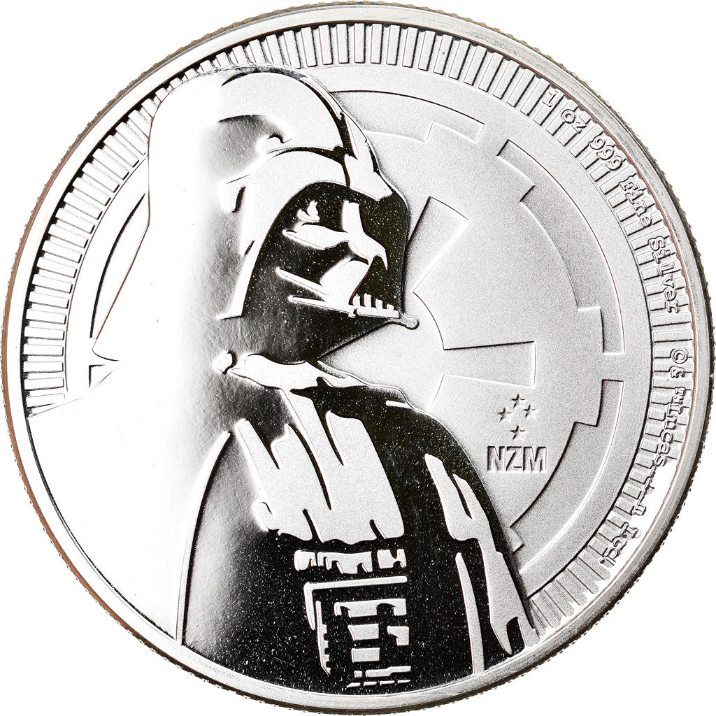 Moneda, Niue, Star Wars - Darth Vader, 2 Dollars, 2017, 1 Oz, FDC, Plata