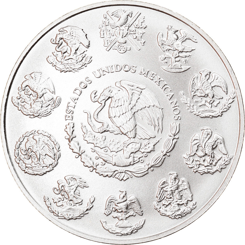 Coin, Mexico, Libertad, 1 Onza, 2019, Bullion, MS(65-70), Silver