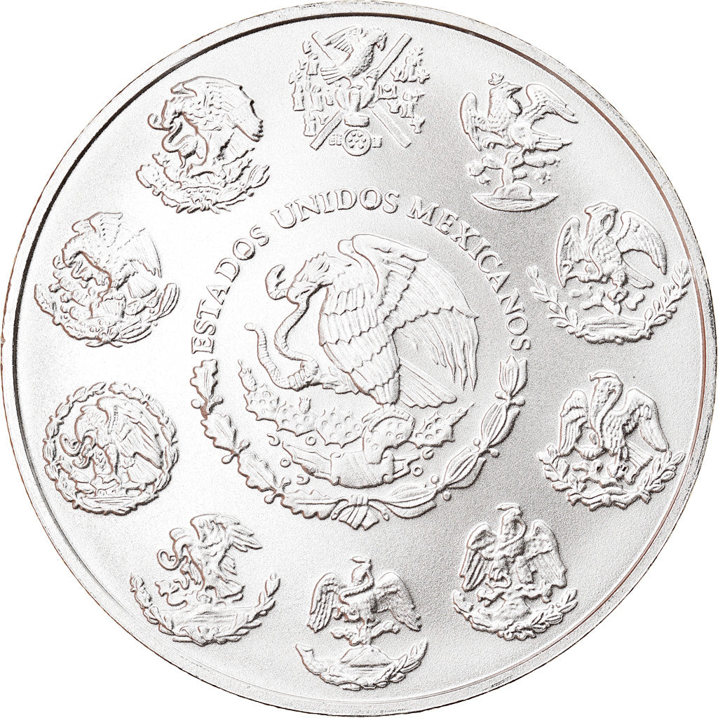 Coin, Mexico, Libertad, 1 Onza, 2019, Bullion, MS(65-70), Silver