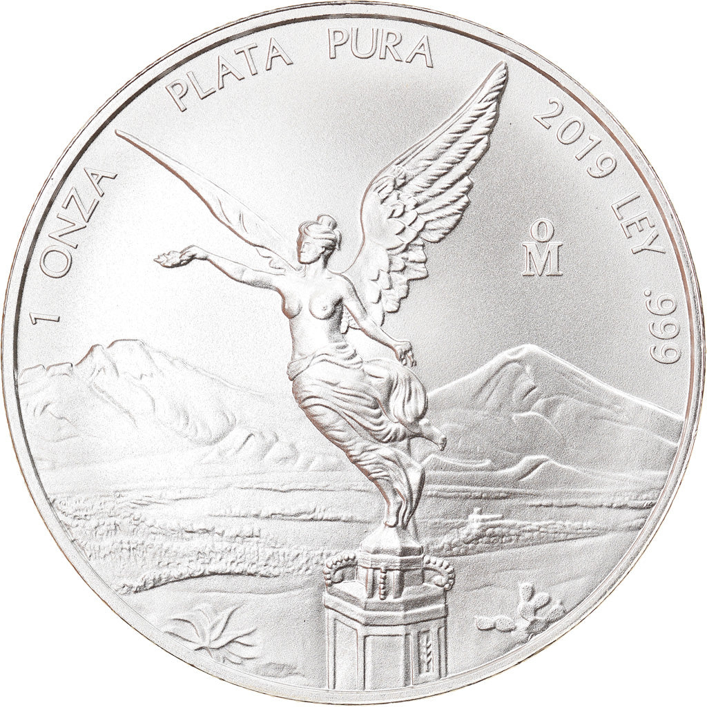 Coin, Mexico, Libertad, 1 Onza, 2019, Bullion, MS(65-70), Silver
