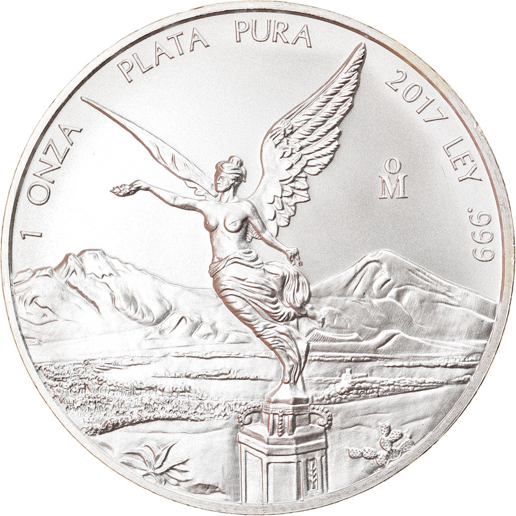 Moneda, México, Libertad, 1 Onza, 2017, Bullion, FDC, Plata