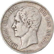 Coin, Belgium, Leopold I, 5 Francs, 5 Frank, 1849, VF(30-35), Silver, KM:17