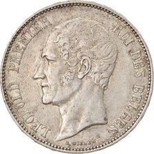 Coin, Belgium, Leopold I, 5 Francs, 5 Frank, 1850, EF(40-45), Silver, KM:17