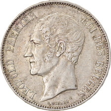 Münze, Belgien, Leopold I, 5 Francs, 5 Frank, 1850, SS, Silber, KM:17