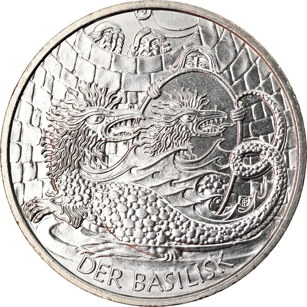Austria, 10 Euro, Basilisk of Vienna, 2009, Vienna, MS(65-70), Silver, KM:3176